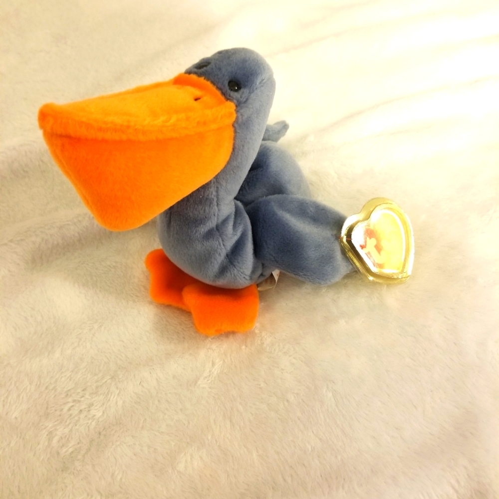Original tijua beanie baby bird scoop